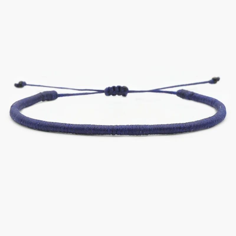 Tribal glyph bracelet-Braided Cape Town Bracelet (Mykonos Blue)