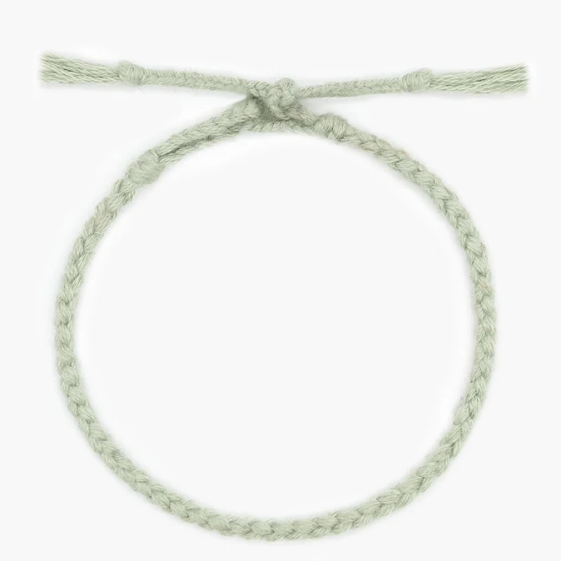 Slotted vent bracelet-Pranayama Cotton Bracelet (Grey)