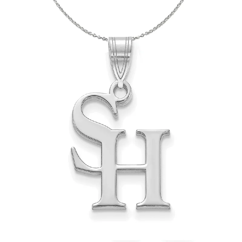 Sterling Silver Sam Houston State Small Pendant Necklace