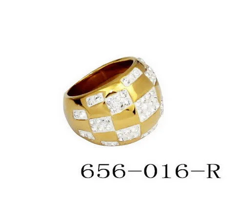 Vermilion topaz ring-Men's 18 KT Gold Plated Ring w/Simulated Diamonds