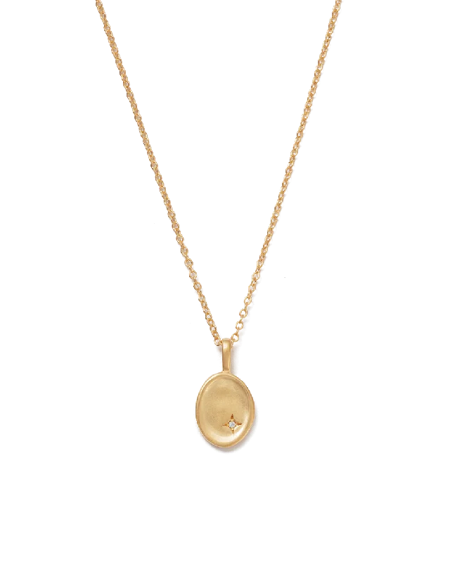 Leaf braid necklace-ALIGN NECKLACE (18K GOLD VERMEIL)