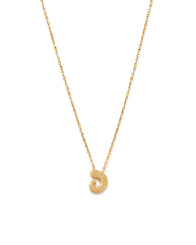 Braided cord necklace-ARIES STAR SIGN NECKLACE (18K GOLD VERMEIL)