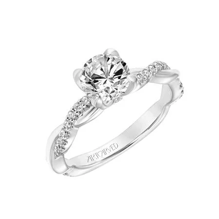 Apex gem ring-ArtCarved "Daffodil" Engagement Ring