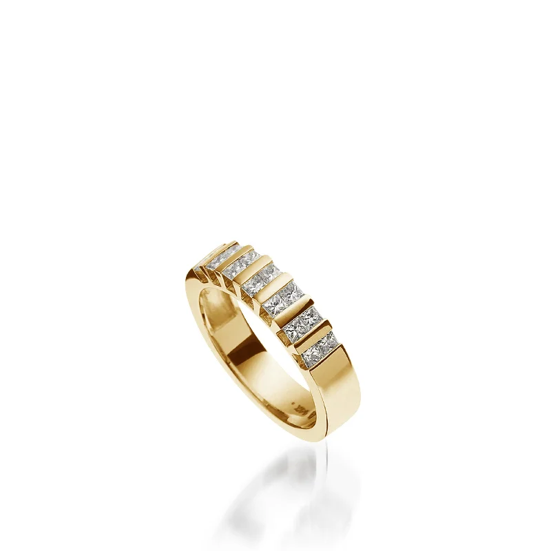 Frayed edge ring-Devotion Diamond Ring