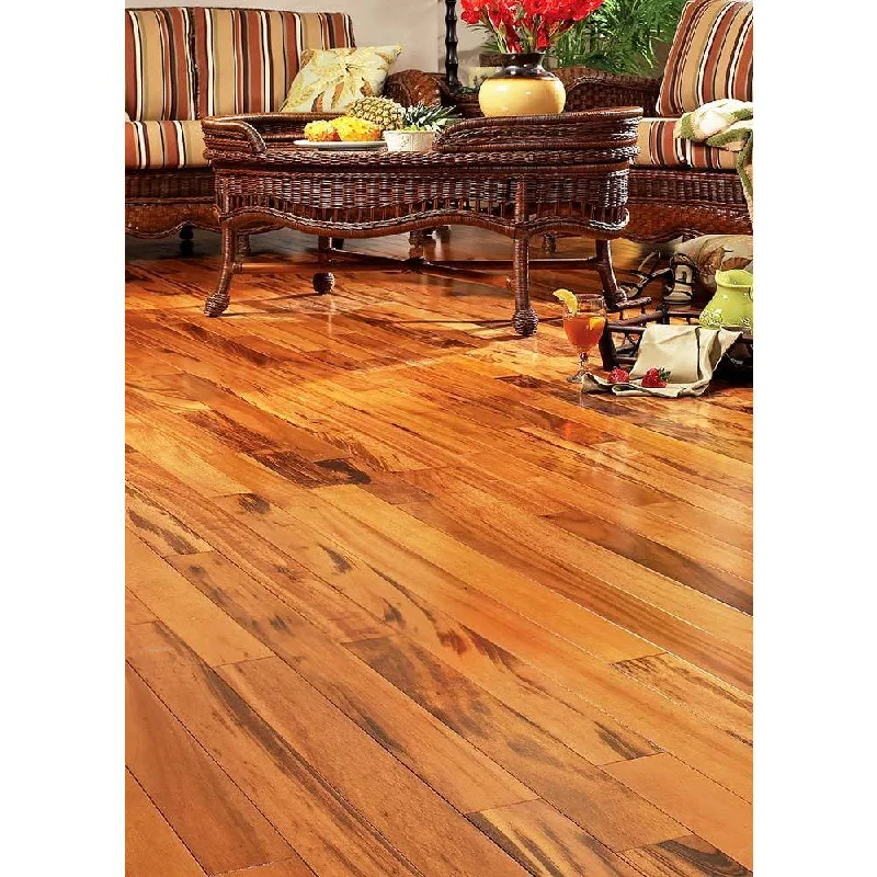 Tin toned ring-Exotic Brazilian Tigerwood Engineered Hardwood Flooring