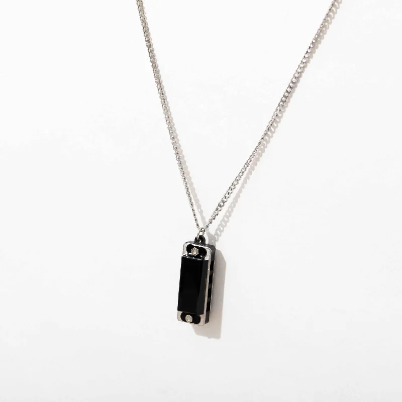 Snapped band necklace-Gwen Harmonica Necklace