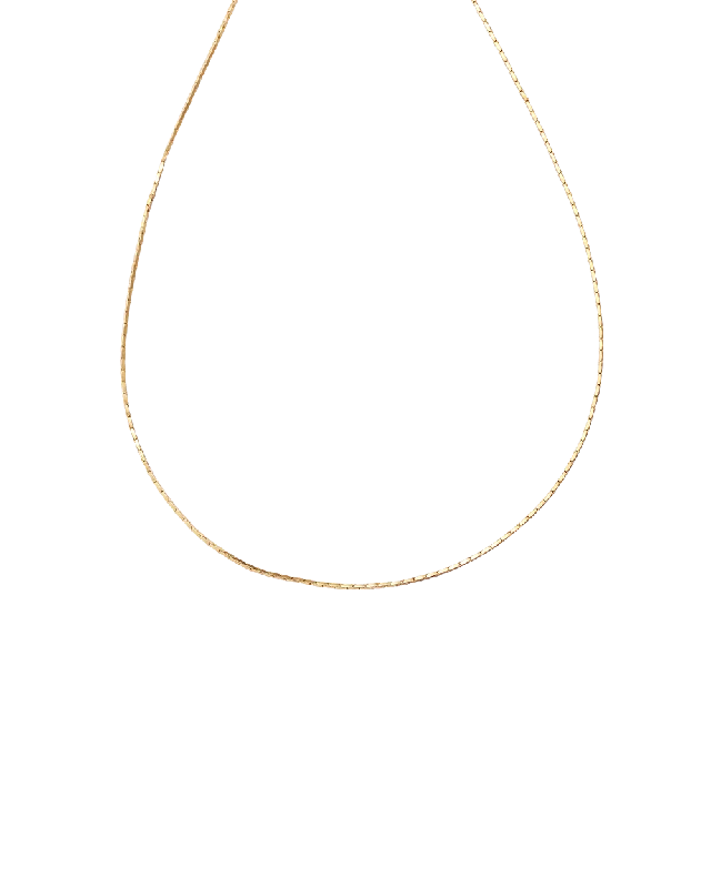 Cotton twist necklace-IDLE CHOKER (18K GOLD VERMEIL)