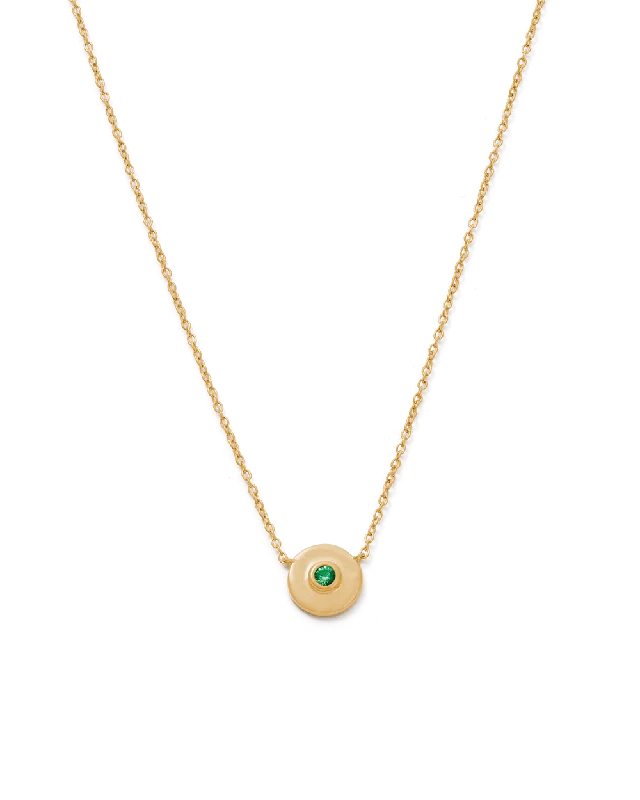 Indigo turquoise necklace-IL MARE NECKLACE (18K GOLD VERMEIL)