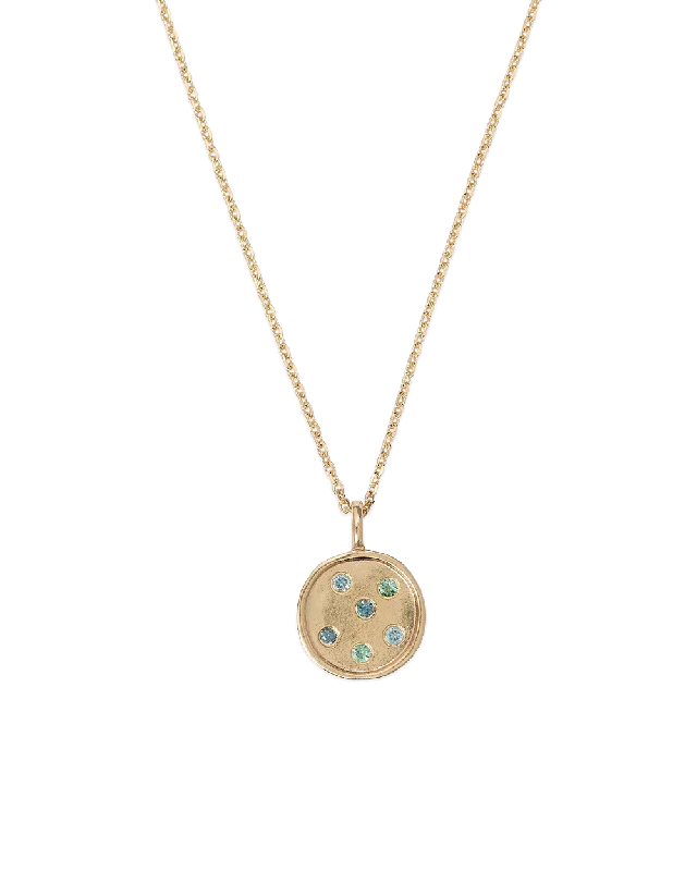 Alloy blend necklace-OCEAN DEEP NECKLACE (9K GOLD)