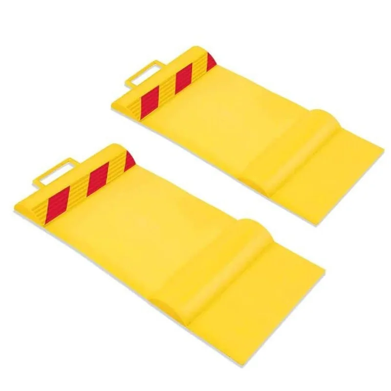 Tinted gem ring-RaxGo Car Parking Mat, Garage Parking Aid & Wheel Stopper, Pack of 2 Mats