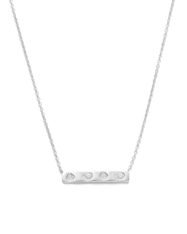 Lunar shine necklace-SEASIDE NECKLACE (STERLING SILVER)