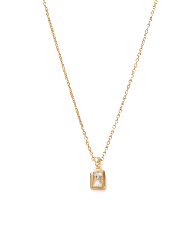 Tinted gem necklace-SIERRA NECKLACE (18K GOLD VERMEIL)