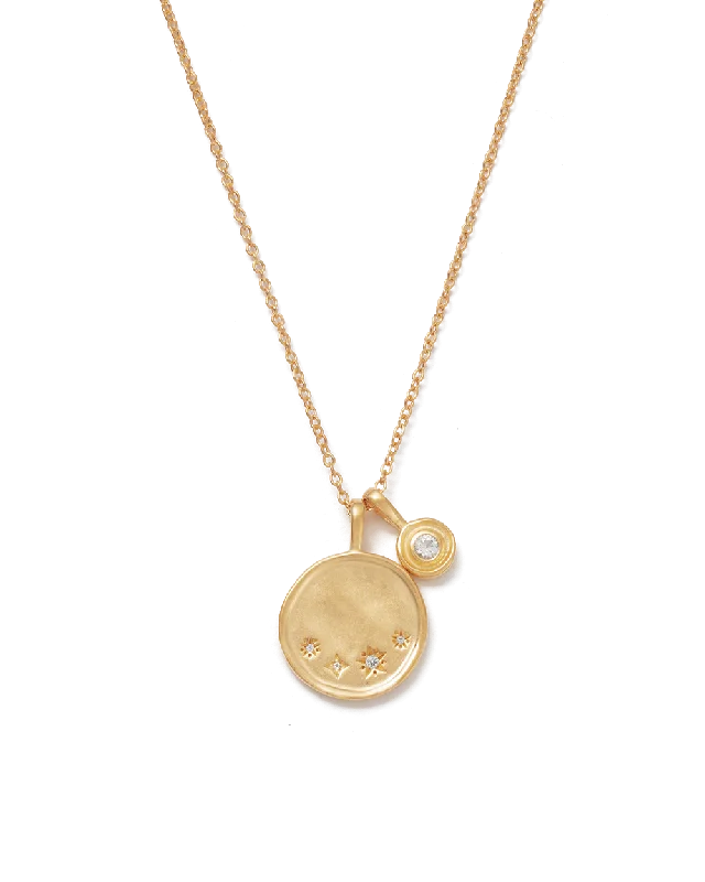 Mystic glow necklace-SOLSTICE NECKLACE (18K GOLD VERMEIL)