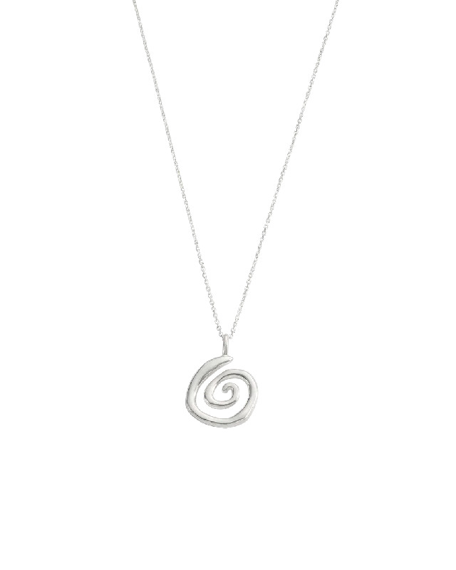 Tulip bud necklace-SWEET ESCAPE NECKLACE (STERLING SILVER)