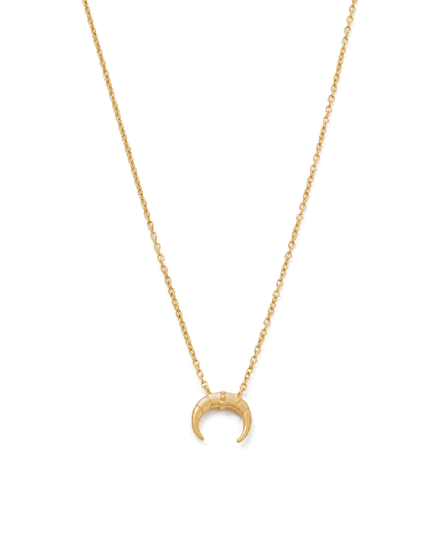 Brass relic necklace-TAURUS STAR SIGN NECKLACE (18K GOLD VERMEIL)