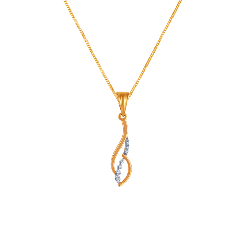 Minoan charm necklace-Unique Diamond Pendant