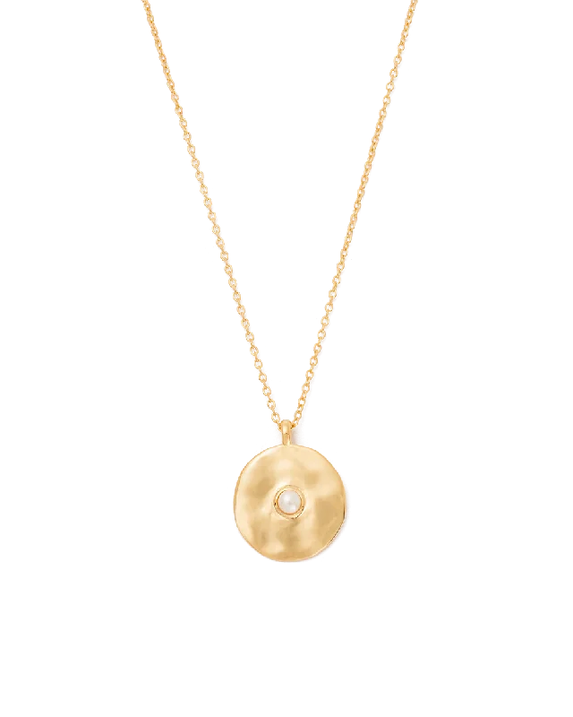 Pegged design necklace-VISTA NECKLACE (18K GOLD PLATED)