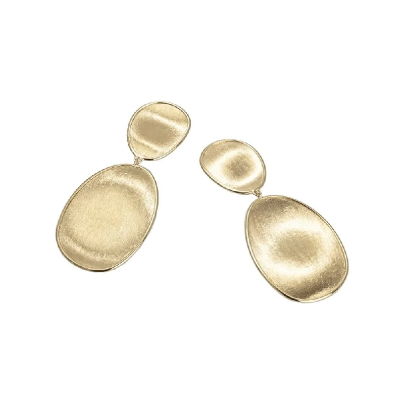 Clumped gem earrings-Lunaria Small Double Drop Earrings