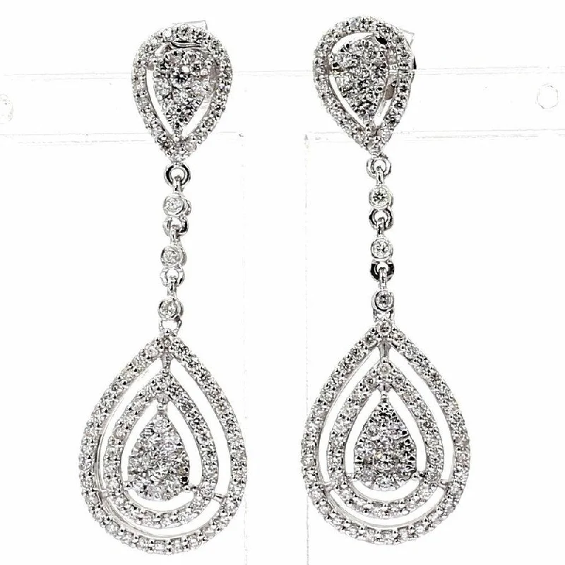 Crimped rim earrings-Pompeii3 10k Yellow Gold 1/2ct Diamond Studs