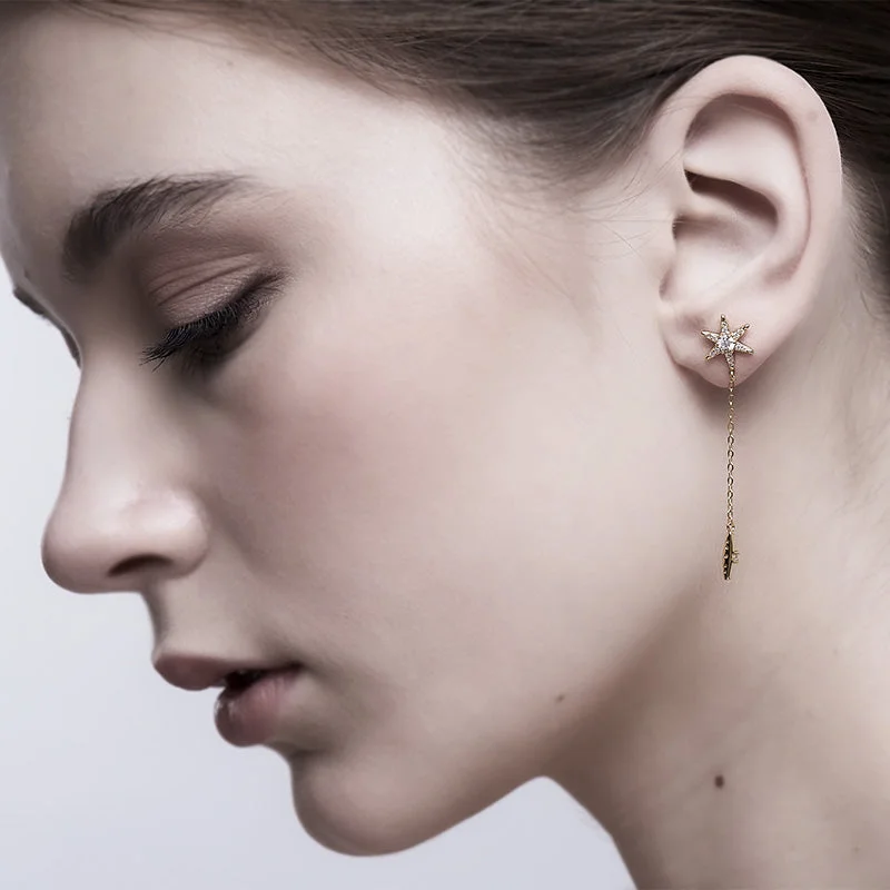 Frayed edge earrings-Vesta Earring